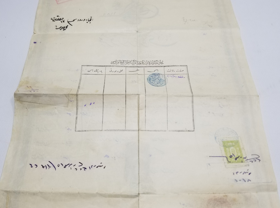 OSMANLI DÖNEMİ NADİR MÜRUR TEZKERESİ