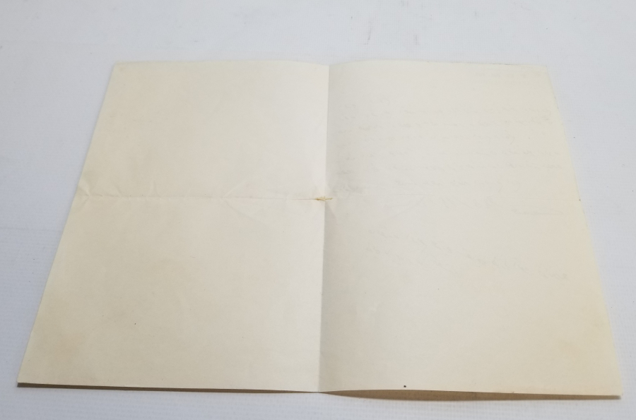 TBMM ANTETLİ KASTAMONU MİLLETVEKİLİ ÇORUKZADE HİLMİ BEY'İN OSMANLICA BAYRAM TEBRİĞİ İÇİN YAZDIĞI MEKTUP