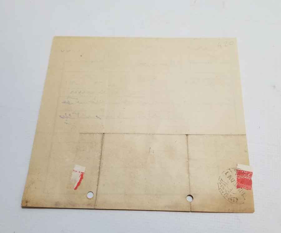 OSMANLI DÖNEMİ MAKBUZ