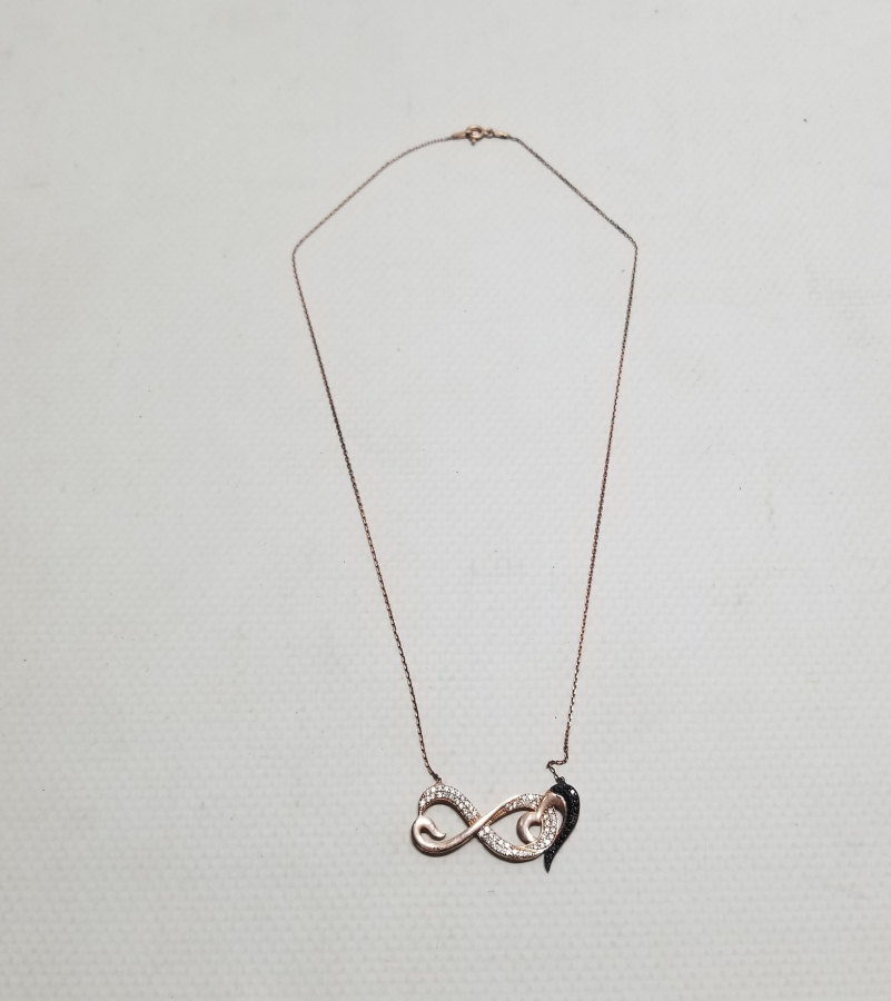 MARGAZİT VE GRANAT TAŞLI GÜMÜŞ KOLYE