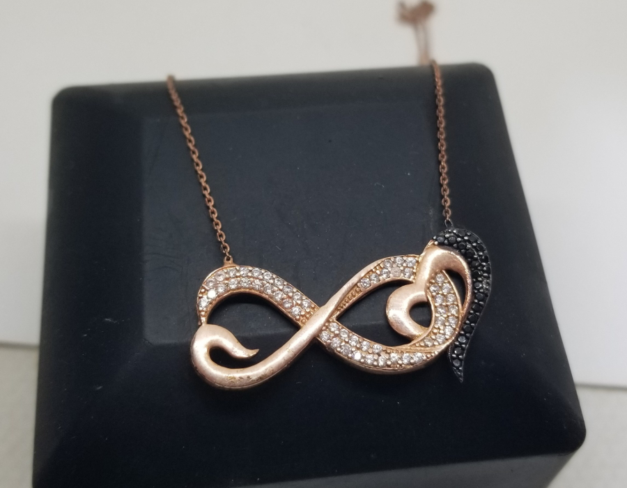 MARGAZİT VE GRANAT TAŞLI GÜMÜŞ KOLYE