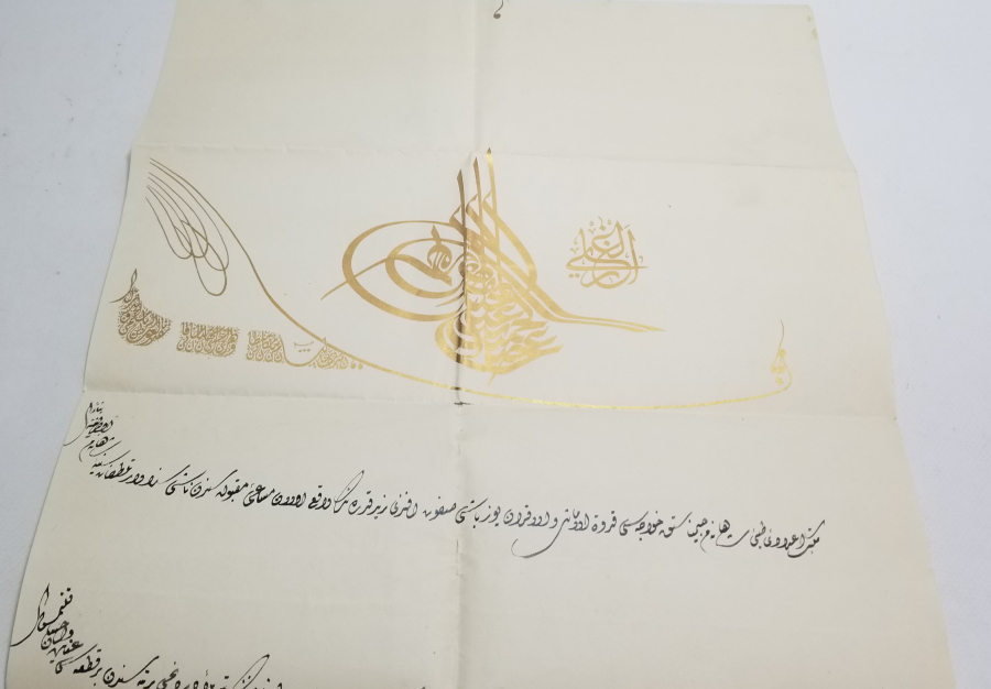 4. DERECE MECİDİ NİŞANI BERATI