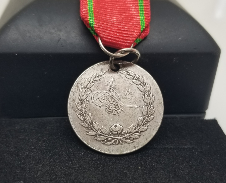 OSMANLI DÖNEMİ GÜMÜŞ YUNAN HARBİ MADALYASI