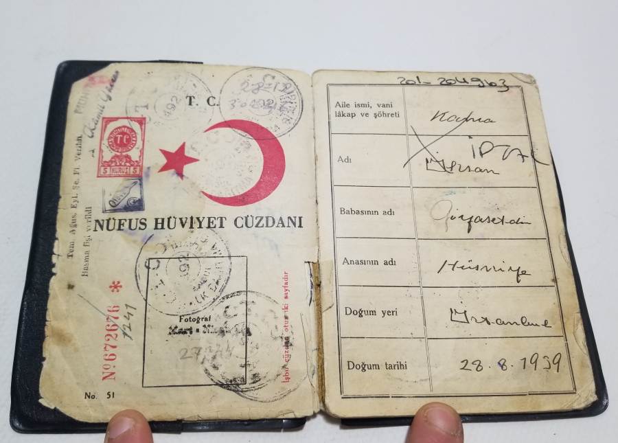 ANTİKA NÜFUS HÜVİYET CÜZDANI