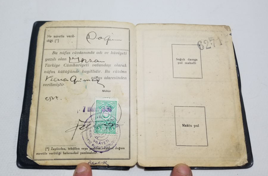 ANTİKA NÜFUS HÜVİYET CÜZDANI