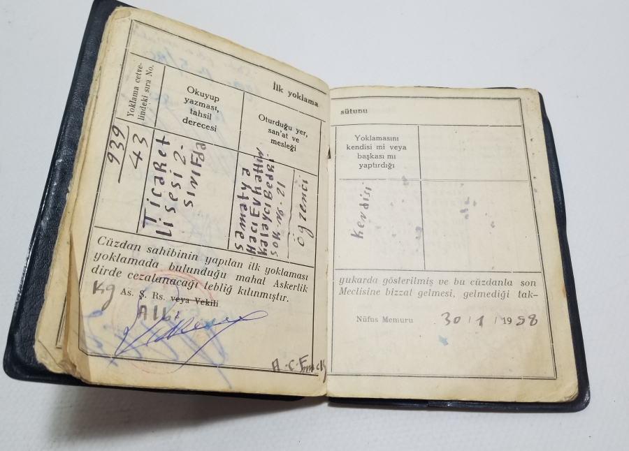 ANTİKA NÜFUS HÜVİYET CÜZDANI