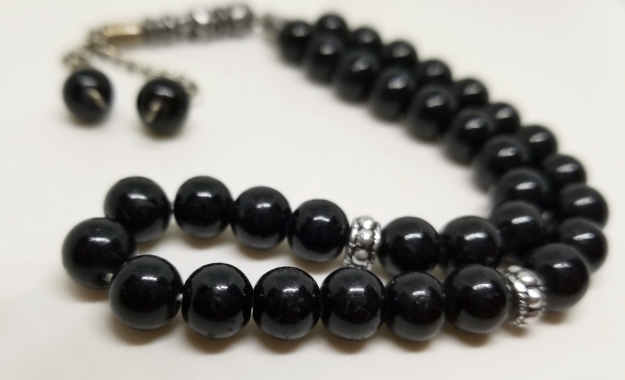 GÜMÜŞ KAPLAMA İMAMELİ 33LÜ GÜRCİSTAN OLTUSU TESPİH