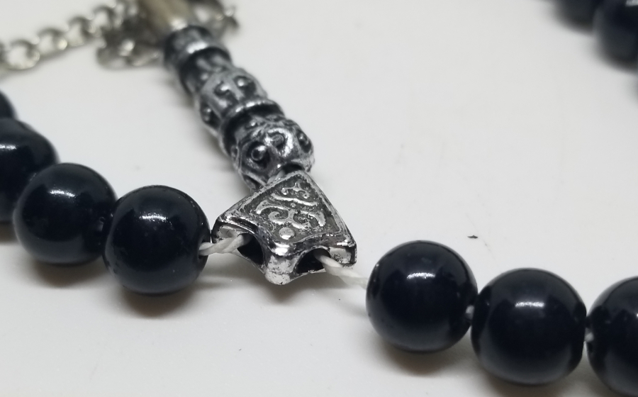 GÜMÜŞ KAPLAMA İMAMELİ 33LÜ GÜRCİSTAN OLTUSU TESPİH