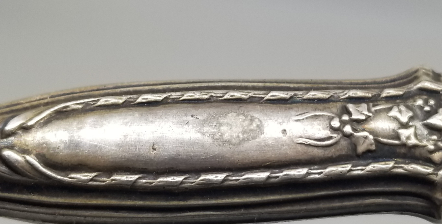 GÜMÜŞ SAPLI ANTİKA POTİN BAĞLAMA ALETİ