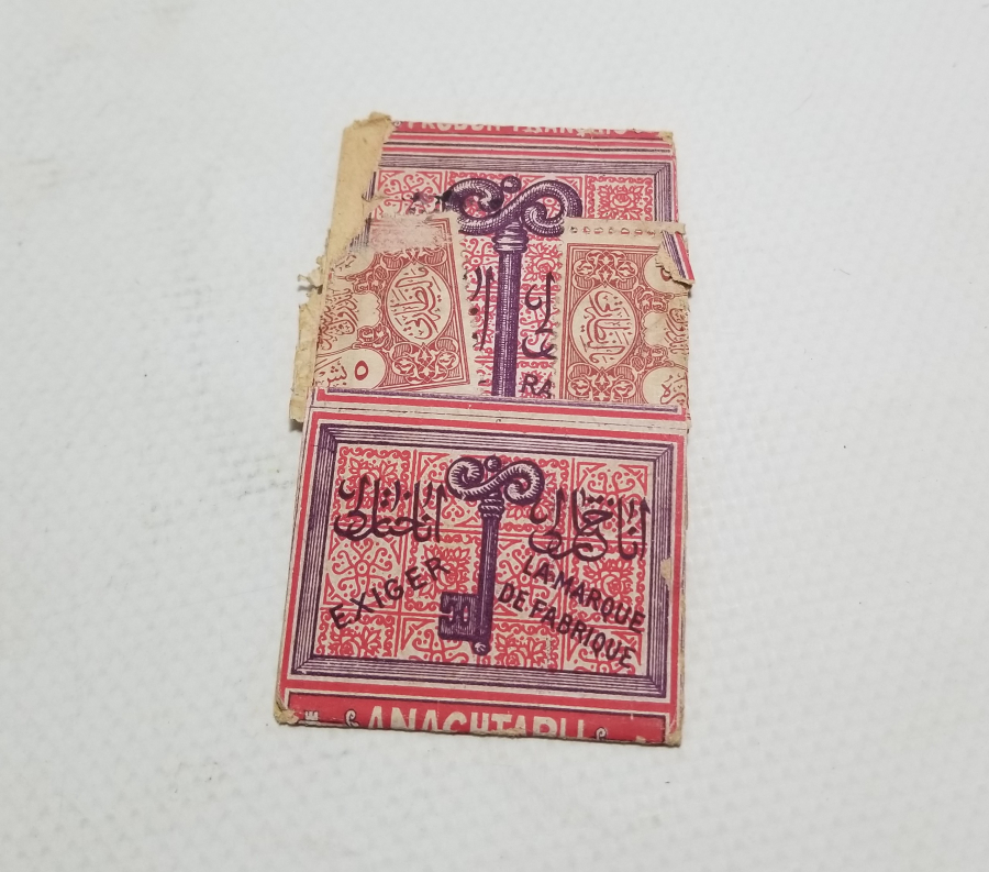 ORİJİNAL BANDROLÜYLE OSMANLI DÖNEMİ SİGARA KAĞIDI PAKETİ