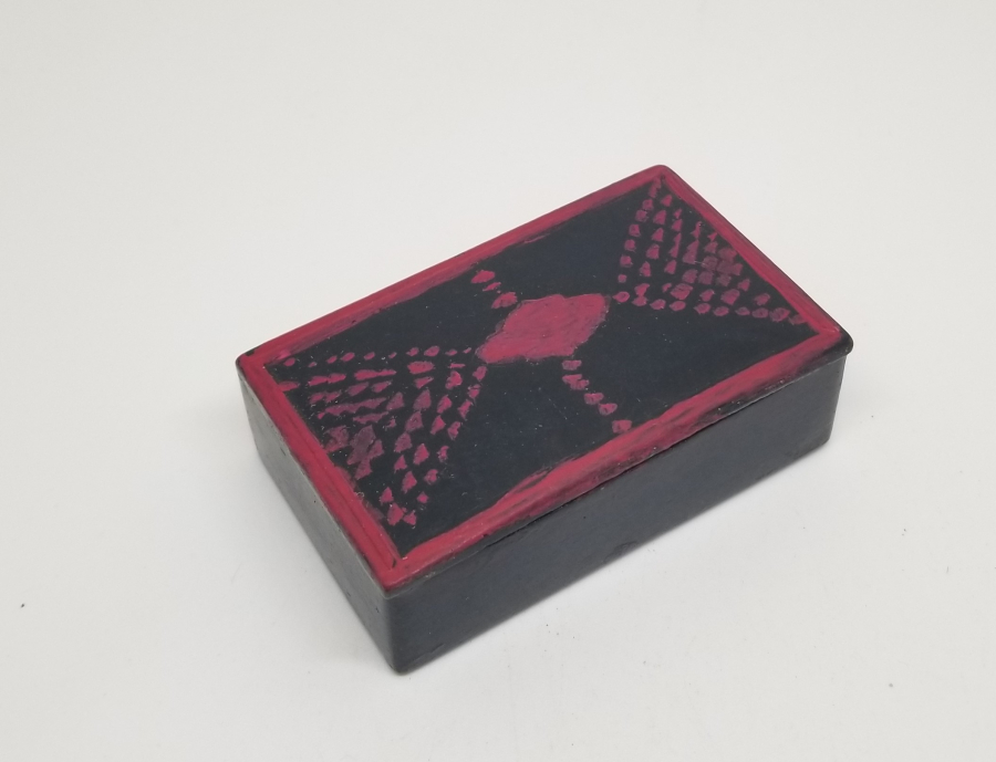 OSMANLI DÖNEMİ PAPİER MACHE TÜTÜN TABAKASI