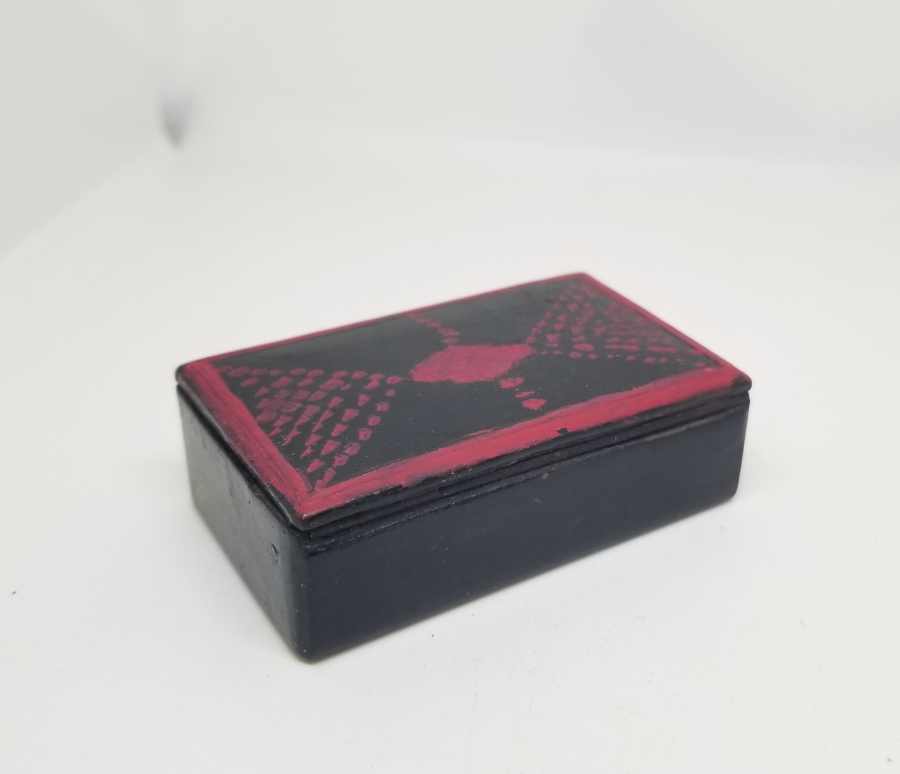 OSMANLI DÖNEMİ PAPİER MACHE TÜTÜN TABAKASI