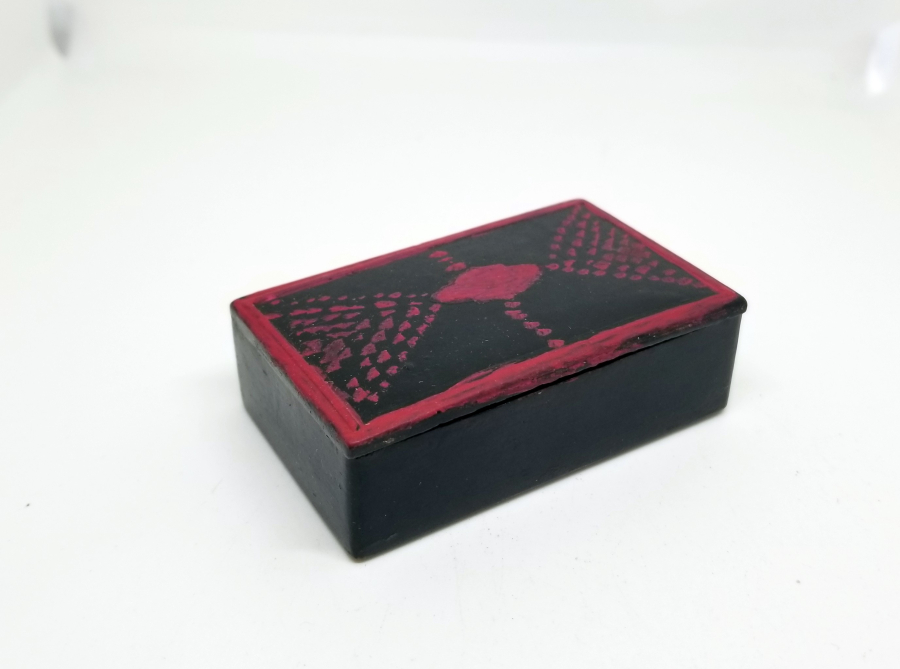 OSMANLI DÖNEMİ PAPİER MACHE TÜTÜN TABAKASI