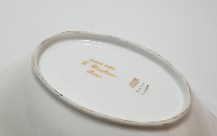 ÜZERİ ALTIN VARAKLI NADİR LİMOGES JARDİNYER