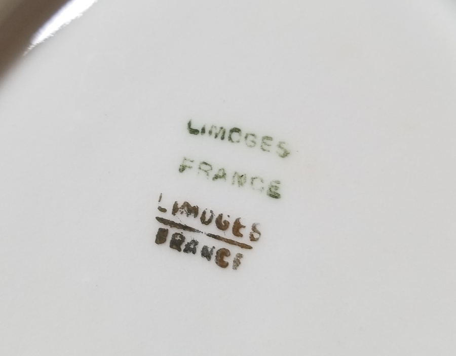 ÜZERİ ALTIN VARAKLI NADİR LİMOGES JARDİNYER