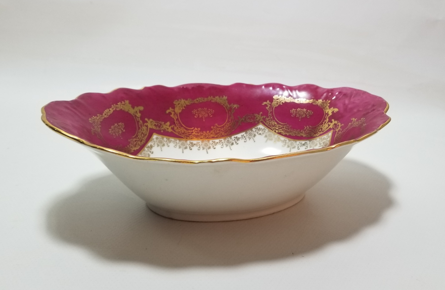 ÜZERİ ALTIN VARAKLI NADİR LİMOGES JARDİNYER