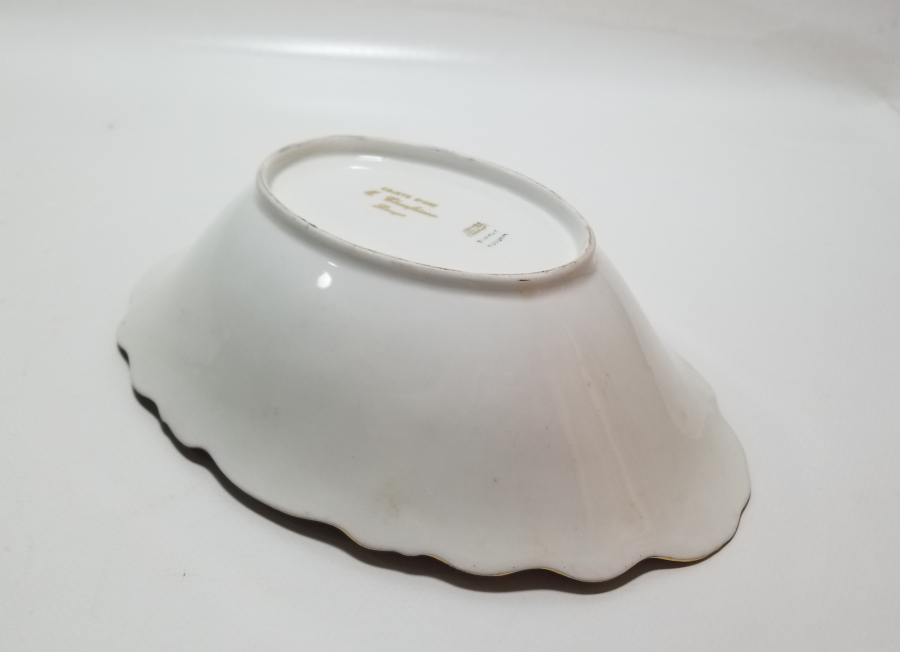 ÜZERİ ALTIN VARAKLI NADİR LİMOGES JARDİNYER