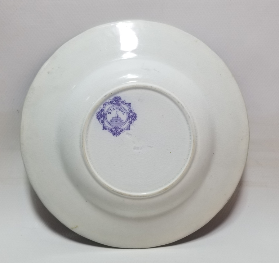 OSMANLI DÖNEMİ ORYANTALİST PORSELEN TABAK