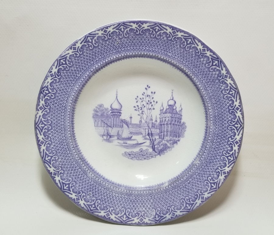 OSMANLI DÖNEMİ ORYANTALİST PORSELEN TABAK