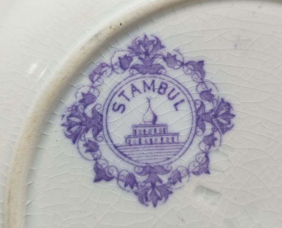 OSMANLI DÖNEMİ ORYANTALİST PORSELEN TABAK