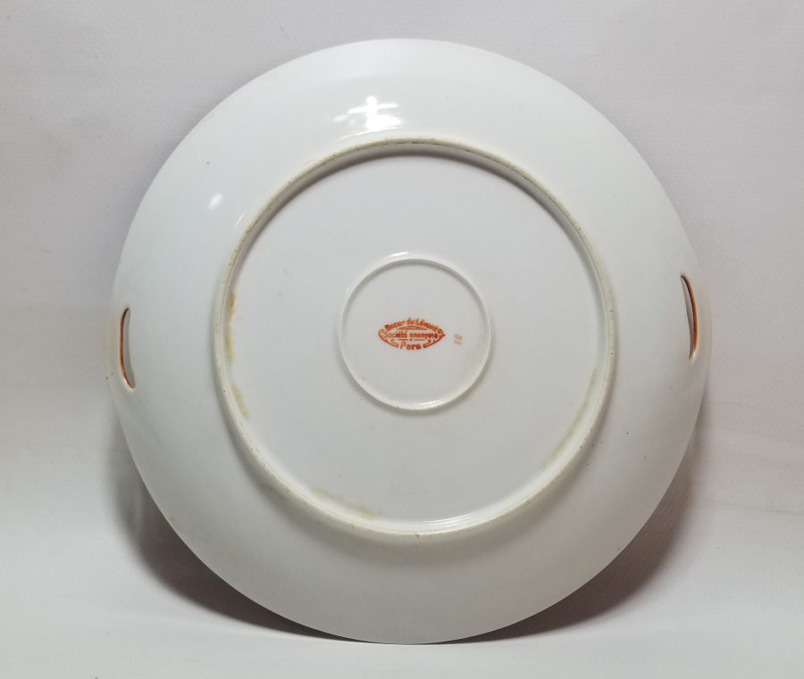 BAZAR DU LEVANT PERA DAMGALI OSMANLI DÖNEMİ PORSELEN JARDİNYER - MEYVELİK