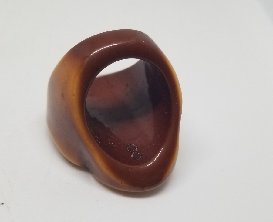 EL İŞİ ANTİKA KEMİK YÜZÜK