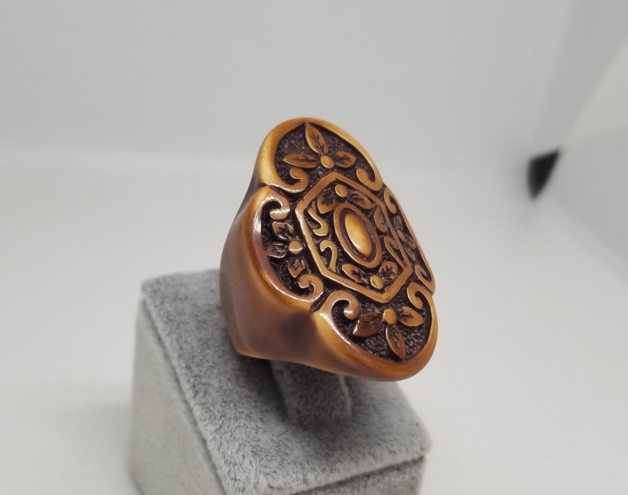 EL İŞİ ANTİKA KEMİK YÜZÜK