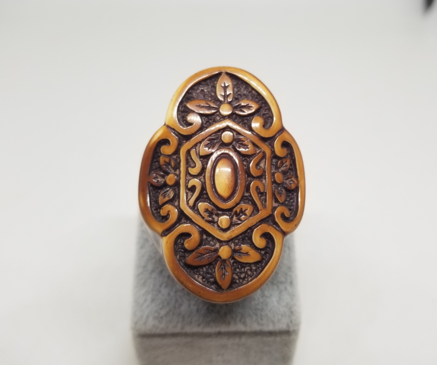 EL İŞİ ANTİKA KEMİK YÜZÜK