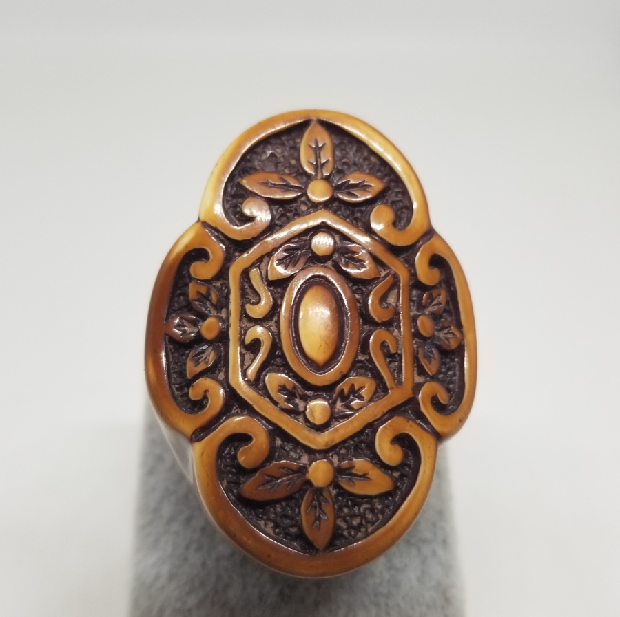 EL İŞİ ANTİKA KEMİK YÜZÜK