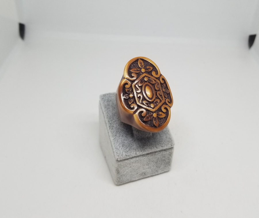 EL İŞİ ANTİKA KEMİK YÜZÜK