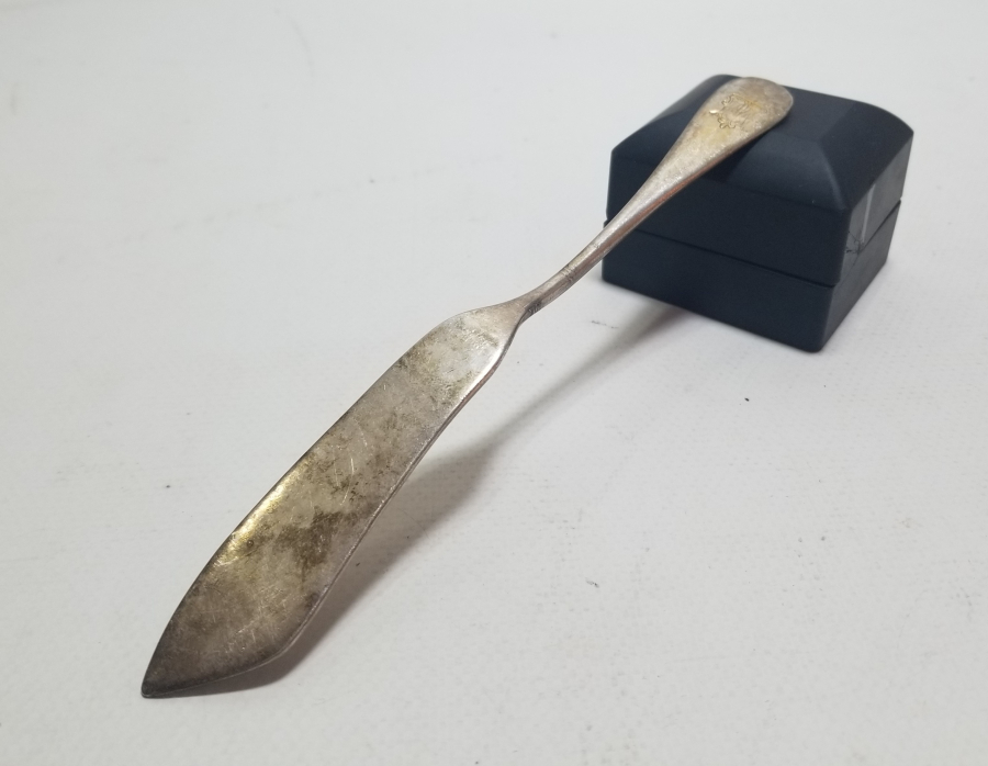 GÜMÜŞ KAPLAMA ANTİKA CHRISTOFLE SPATULA
