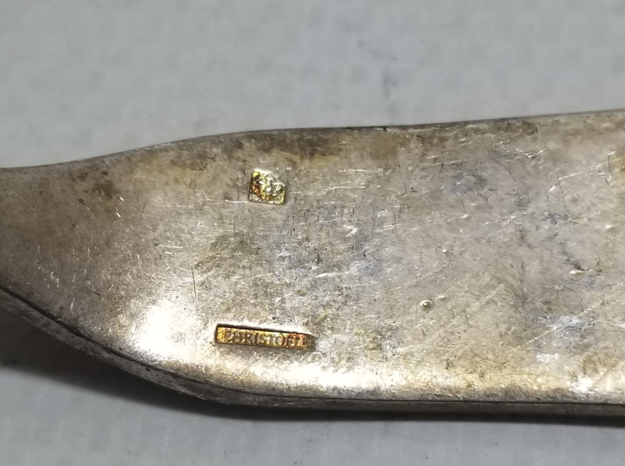 GÜMÜŞ KAPLAMA ANTİKA CHRISTOFLE SPATULA