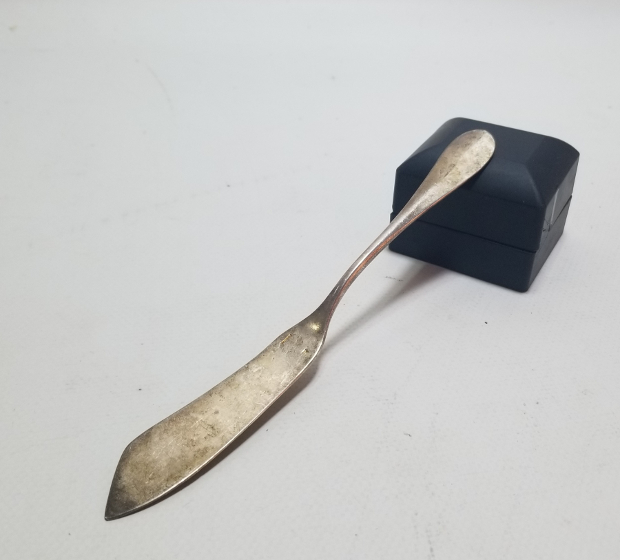 GÜMÜŞ KAPLAMA ANTİKA CHRISTOFLE SPATULA