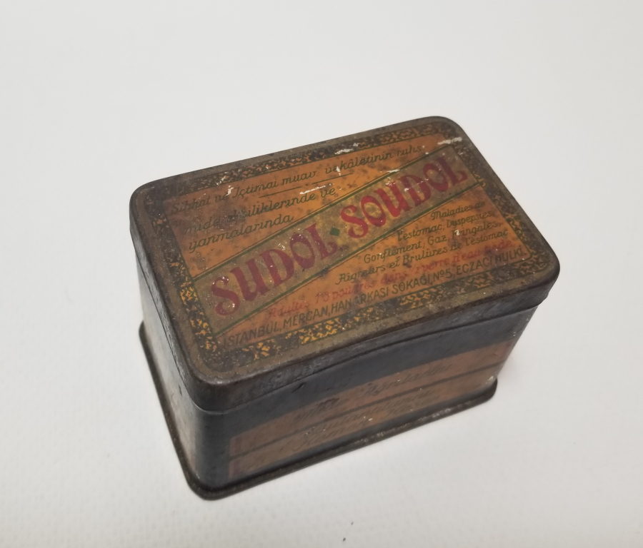 BÜYÜK BOY ANTİKA İLAÇ KUTUSU