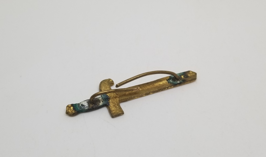 1. DÜNYA SAVAŞI DÖNEMİ ÜZERİ ALTIN VERMEYLİ İNGİLİZ SUBAY BRÖVESİ