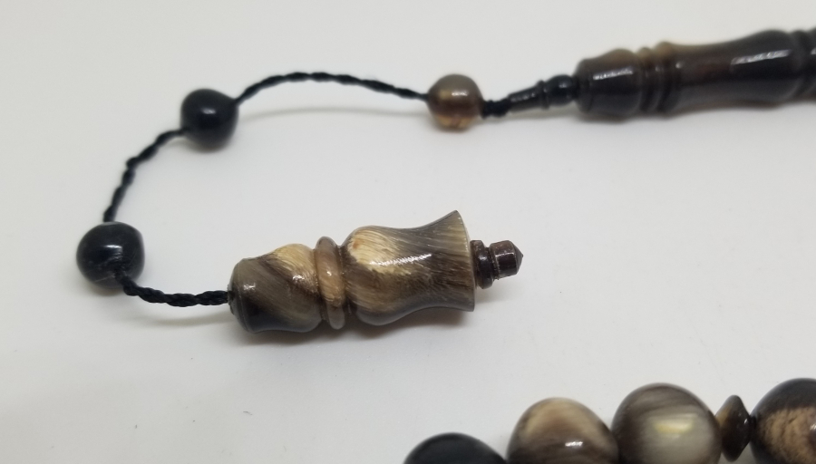 BUFALO BOYNUZUNDAN YAPILMIŞ USTA İŞİ 33LÜK TESPİH