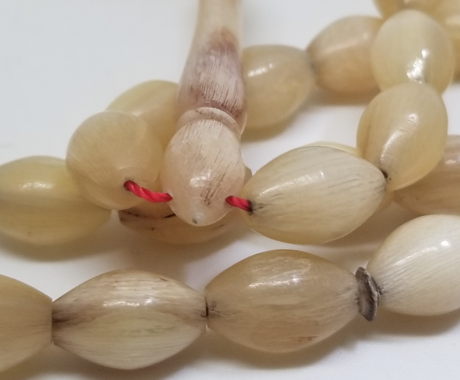 KOÇ BOYNUZUNDAN YAPILMIŞ USTA İŞİ 33LÜK TESPİH