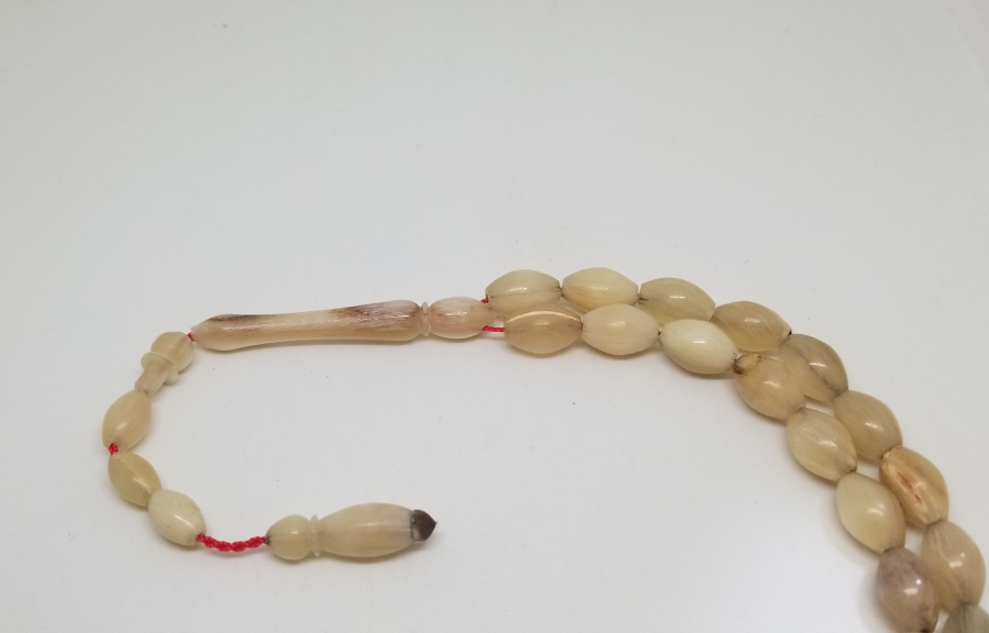 KOÇ BOYNUZUNDAN YAPILMIŞ USTA İŞİ 33LÜK TESPİH