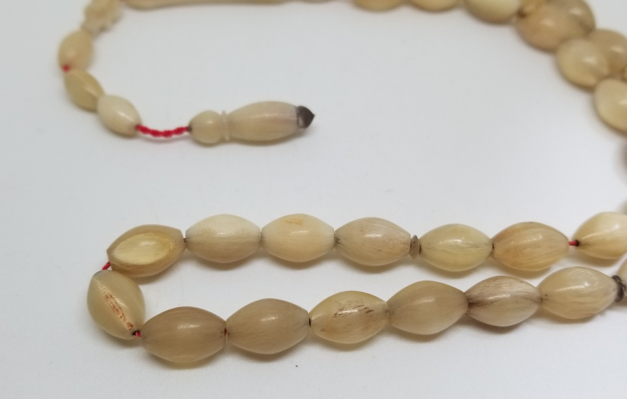 KOÇ BOYNUZUNDAN YAPILMIŞ USTA İŞİ 33LÜK TESPİH