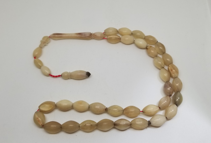 KOÇ BOYNUZUNDAN YAPILMIŞ USTA İŞİ 33LÜK TESPİH