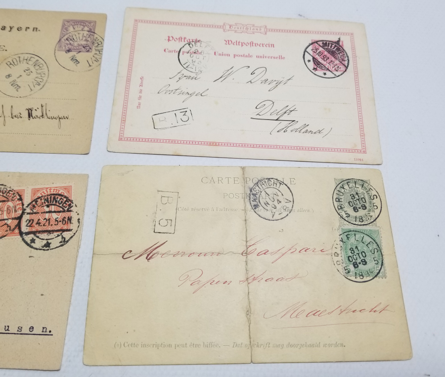 ALMANCA YAZILI ANTİKA KARTPOSTAL LOTU