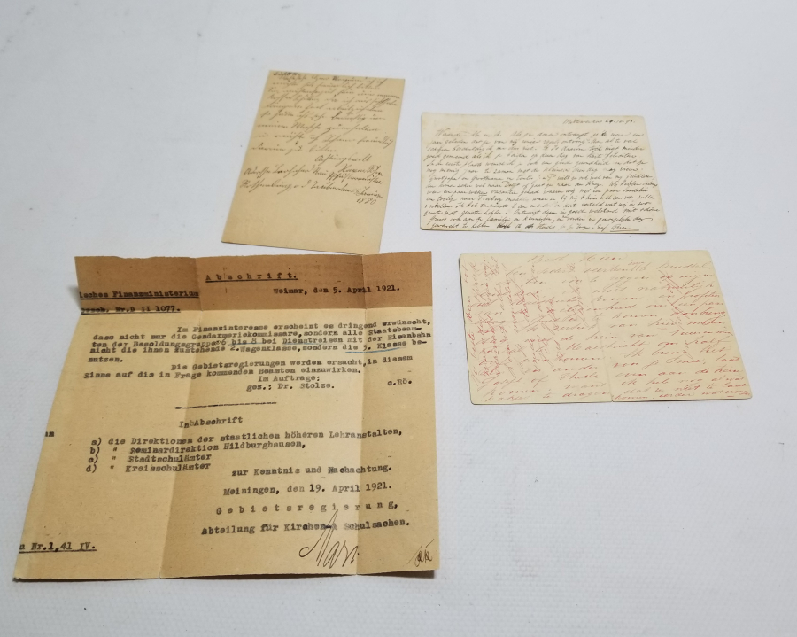 ALMANCA YAZILI ANTİKA KARTPOSTAL LOTU