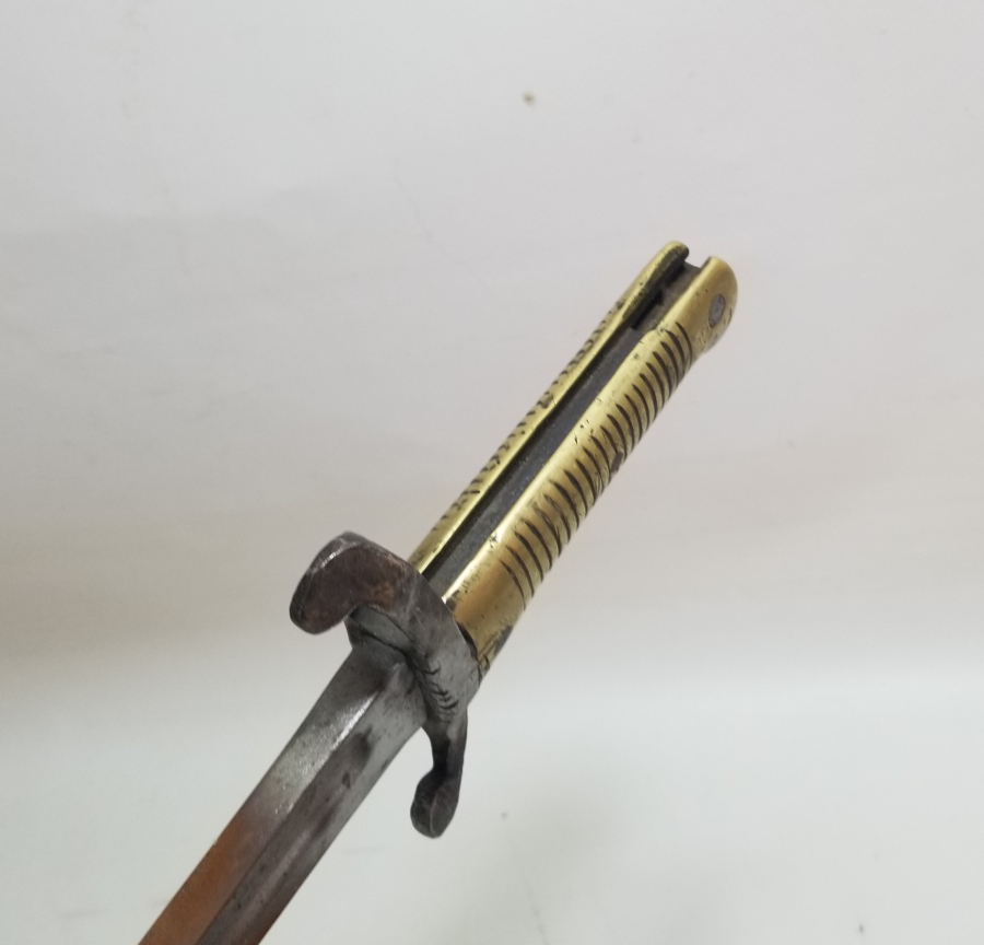 SAPI OSMANLICA DAMGALI ÇOK NADİR MEŞHUR YATAĞAN SÜNGÜ