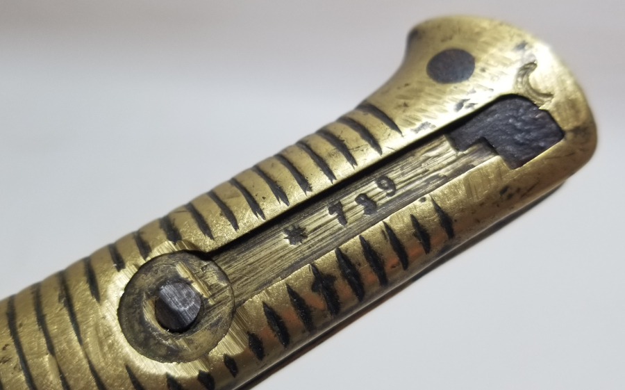 SAPI OSMANLICA DAMGALI ÇOK NADİR MEŞHUR YATAĞAN SÜNGÜ