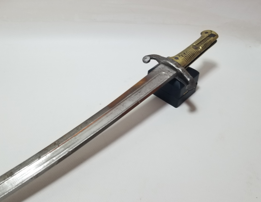 SAPI OSMANLICA DAMGALI ÇOK NADİR MEŞHUR YATAĞAN SÜNGÜ