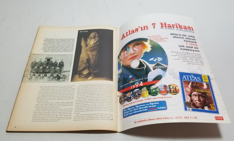 1. DÜNYA SAVAŞI KONULU NADİR ATLAS DERGİSİ