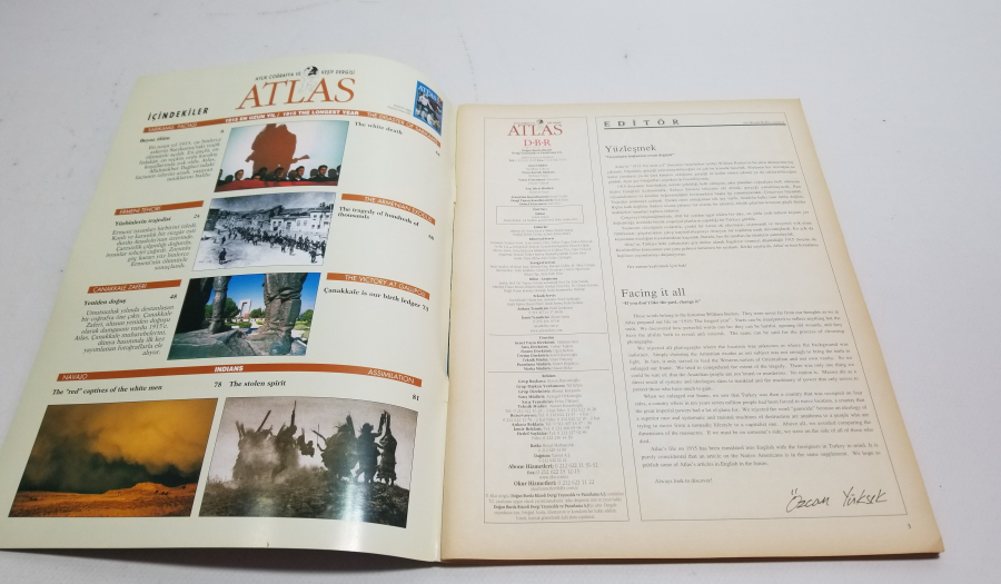 1. DÜNYA SAVAŞI KONULU NADİR ATLAS DERGİSİ