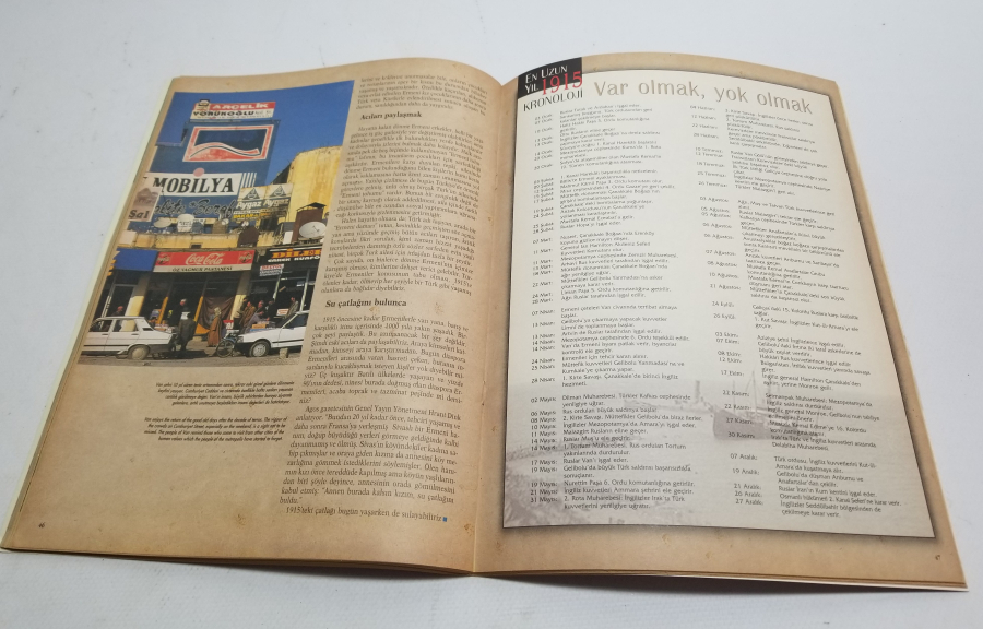 1. DÜNYA SAVAŞI KONULU NADİR ATLAS DERGİSİ