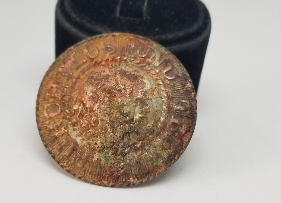 1. DÜNYA SAVAŞI DÖNEMİ ALMAN SUBAY KEMER TOKA PARÇASI