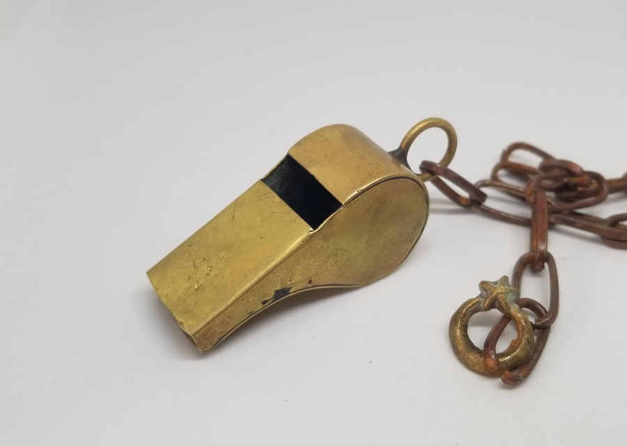 ÜZERİ AY YILDIZLI ÇOK NADİR OSMANLI POLİS DÜDÜĞÜ